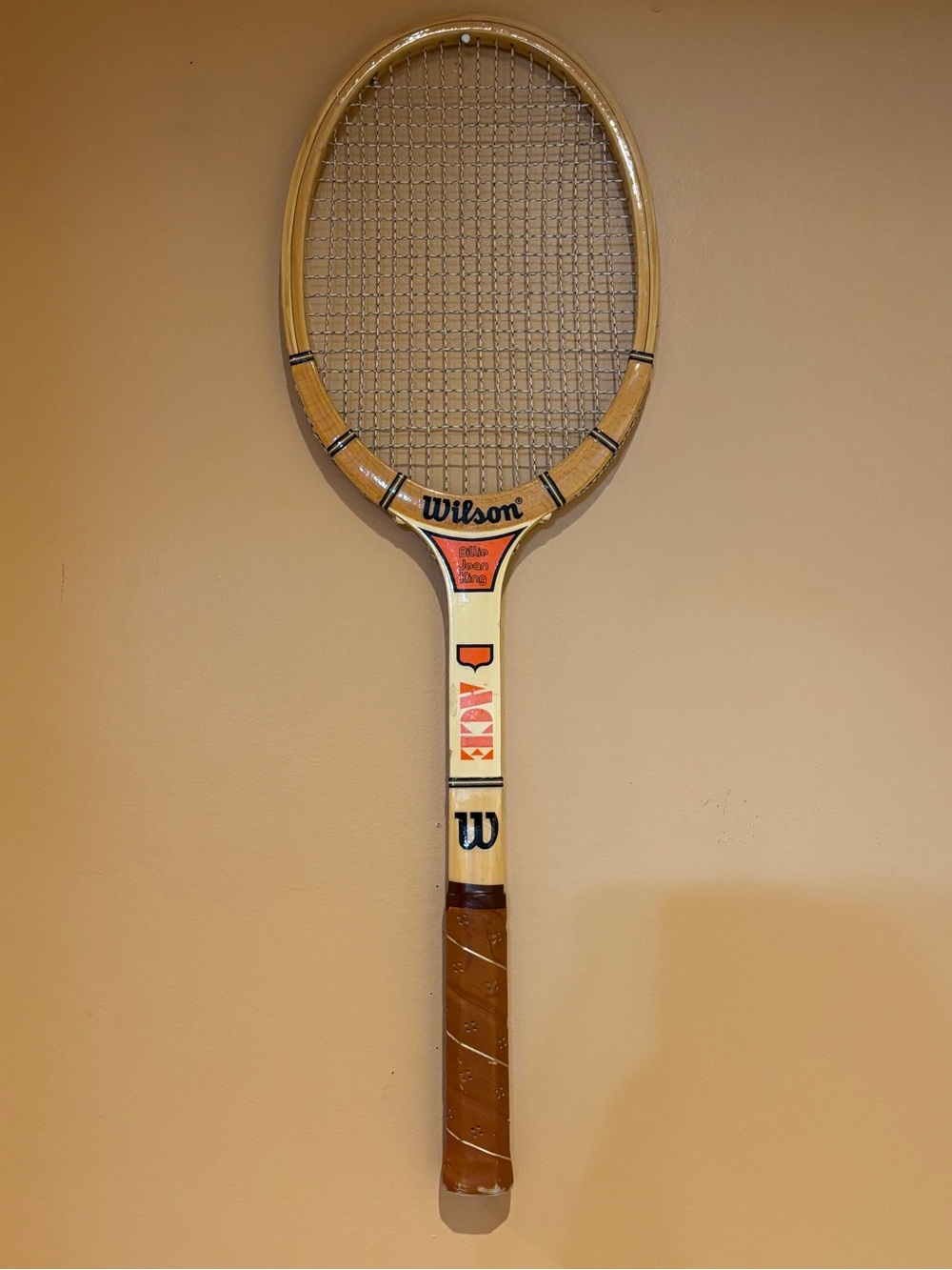 Wilson Billie Jean King ACE Strata-Bow Vintage Tennis Racket - Picture 3 of 15